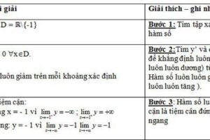 Bài toán khảo sát hàm số nhất biến