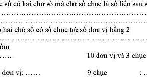 Bài toán Viết số - Bồi dưỡng HSG lớp 1