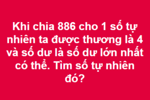 Bài toán tìm số tự nhiên lớp 5