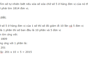 Giải bài toán cấu tạo số lớp 4