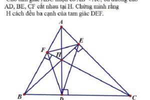 Giải bài toán hình bằng kiến thức lớp 7