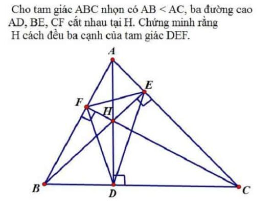 Giải bài toán hình bằng kiến thức lớp 7