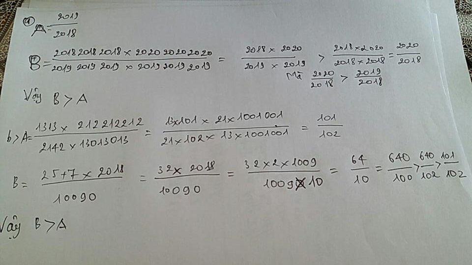 Giải bài toán so sánh, sắp xếp thứ tự các phân số-1