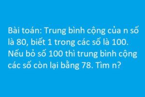 Giải một bài toán trung bình cộng lớp 4