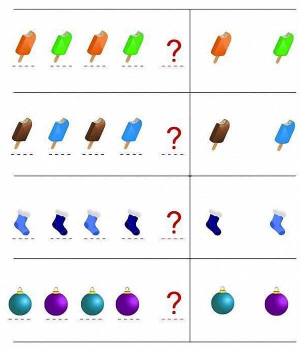 Vài bài toán nhận biết hình dạng, màu sắc cho trẻ 5 tuổi