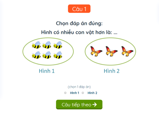 15 bài toán cơ bản cho học sinh lớp 1