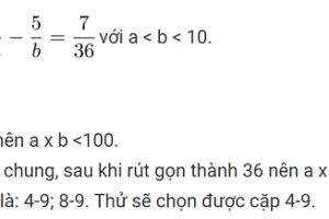 Giải bài toán tìm a, b nâng cao lớp 4