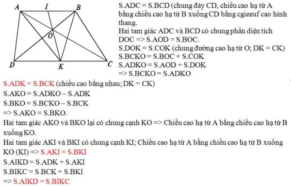 Bài toán tính diện tích nâng cao lớp 5